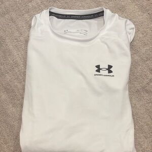 Under Armour White Performance Tee